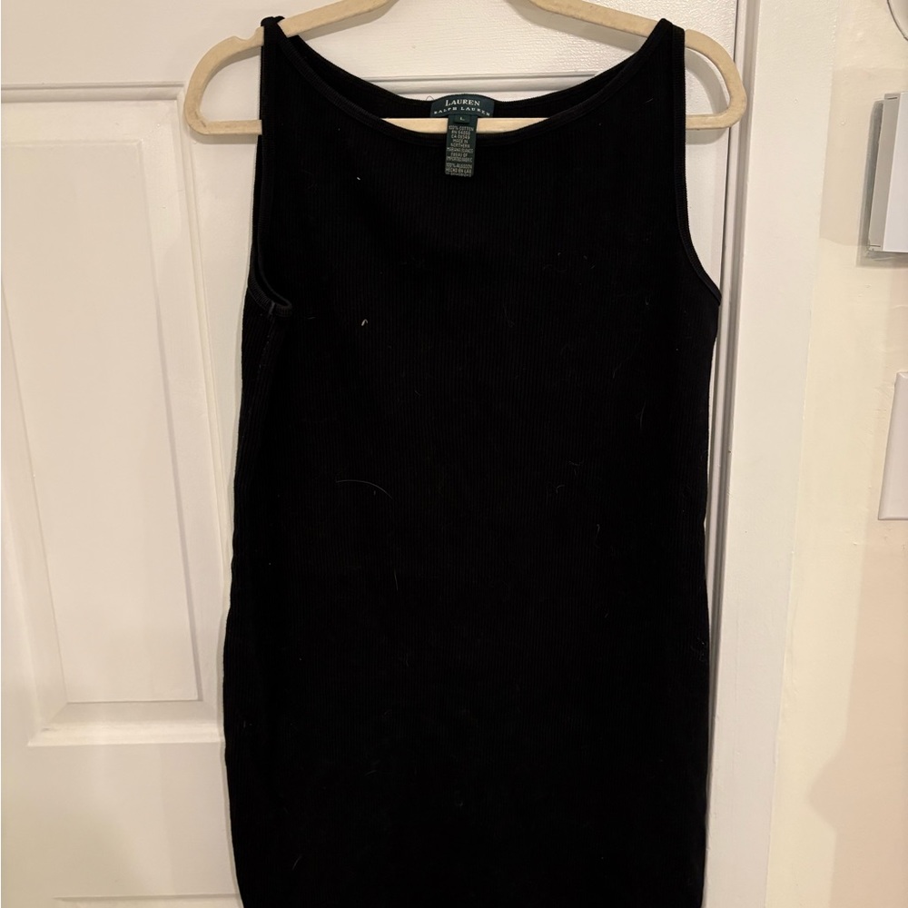 Lauren Ralph Lauren Black Ribbed dress